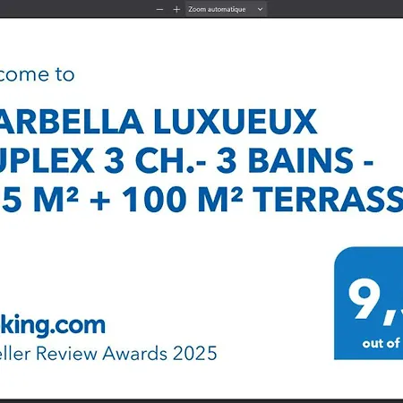 Apartment Marbella Luxueux Duplex 3 Ch.- 3 Bains - 155 M² + 100 M² Terrasses Estepona